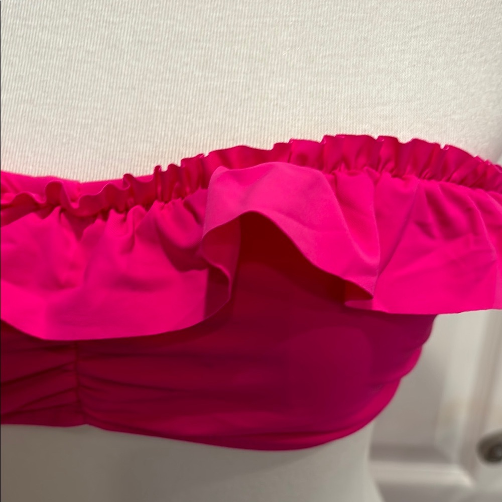Pink Ruffled Bikini Set - Picture 3 of 7